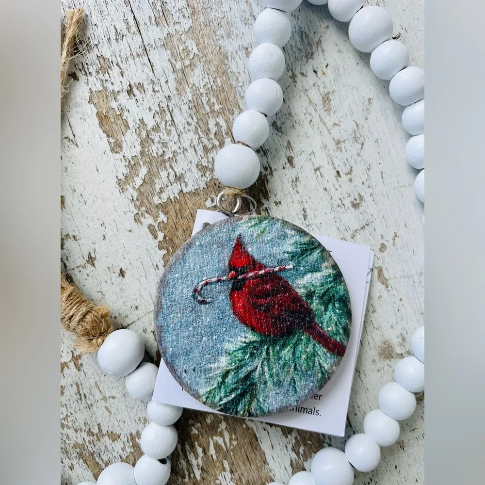 Cardinal Beaded Garland